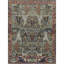 High-Quality Hand-Knotted Charcoal And Red Area Rug-619987624