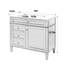 Meuble-lavabo polyvalent avec tiroir basculant et porte à fermeture en douceur-2127221198