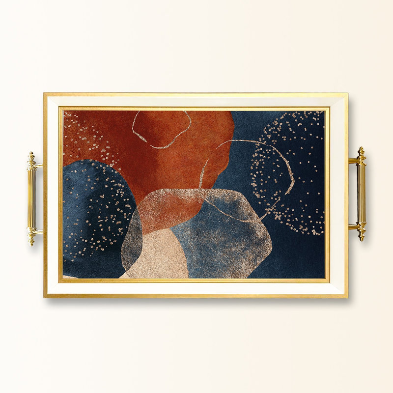 Élégant plateau en verre de 19,7 po x 11,4 po x 1,4 po | Fabrication 100% verre durable | Facile à nettoyer avec un chiffon humide | Idéal pour le service, la présentation décorative et l'organisation | Ajout élégant à la décoration intérieure