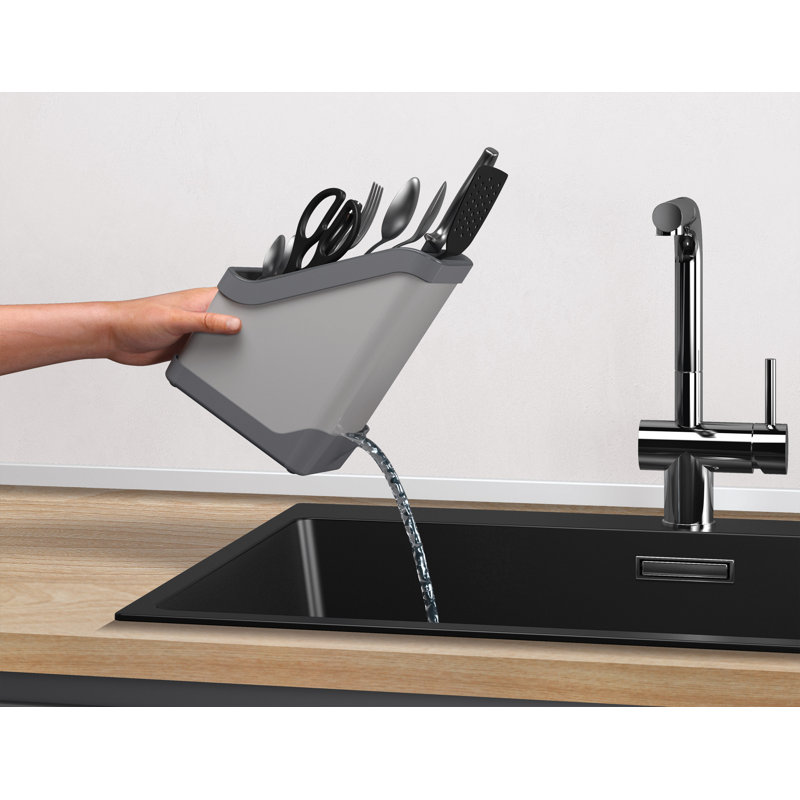 Plastic Rectangle Utensil Storage Set