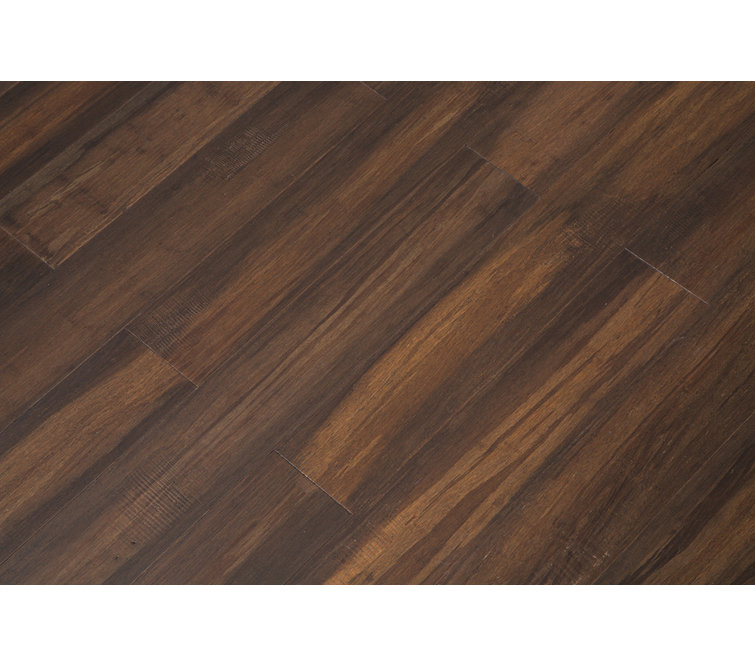Échantillon-plancher remanié en bambou