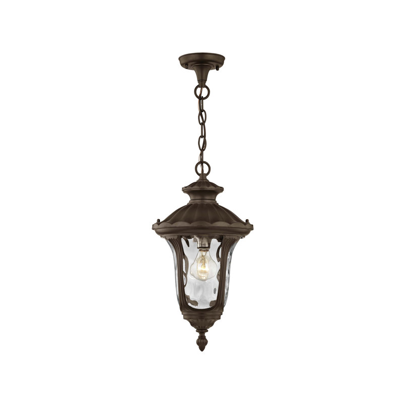 Arelene Outdoor Pendant, 17.5" H x 9.5" W, Bronze