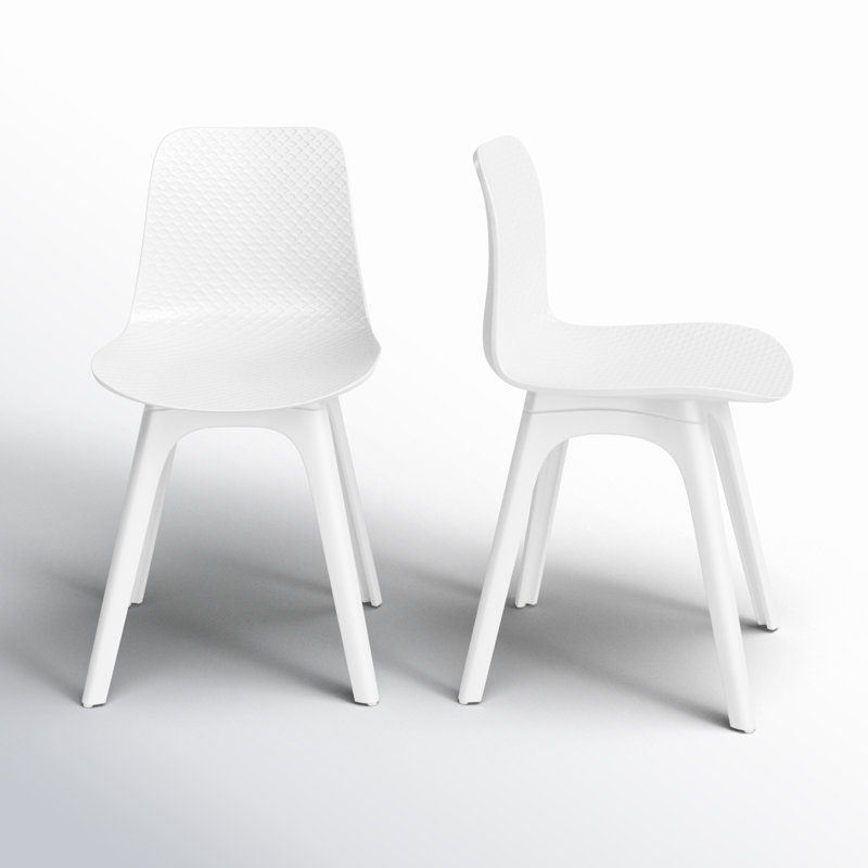 Brin 17.9'' H Side Chair, White