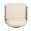 Fauteuil club d'extérieur en bois Grotta