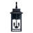 Kaveeta 19.75'' Black Outdoor Wall Light