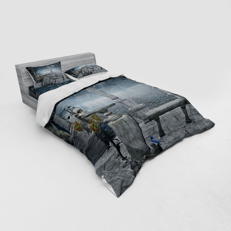 Traditional Polyester Duvet Cover, Queen Duvet Cover + 3 Additional Pieces