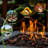 28In Outdoor Propane Gas Fire Pit Table, 50,000Btu, Lid, & Look, Lava Stone, Adjustable Flame, For Garden Patio Backyard Table 28In, With Appearance,