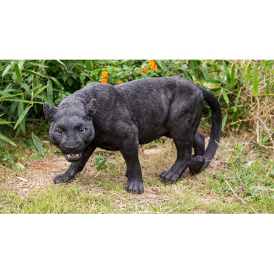 Panther Stalking Statue
