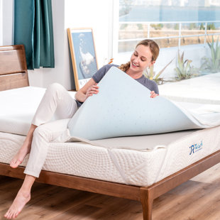 Surmatelas en mousse viscoélastique gélifiée 2 po Sunrising Bedding