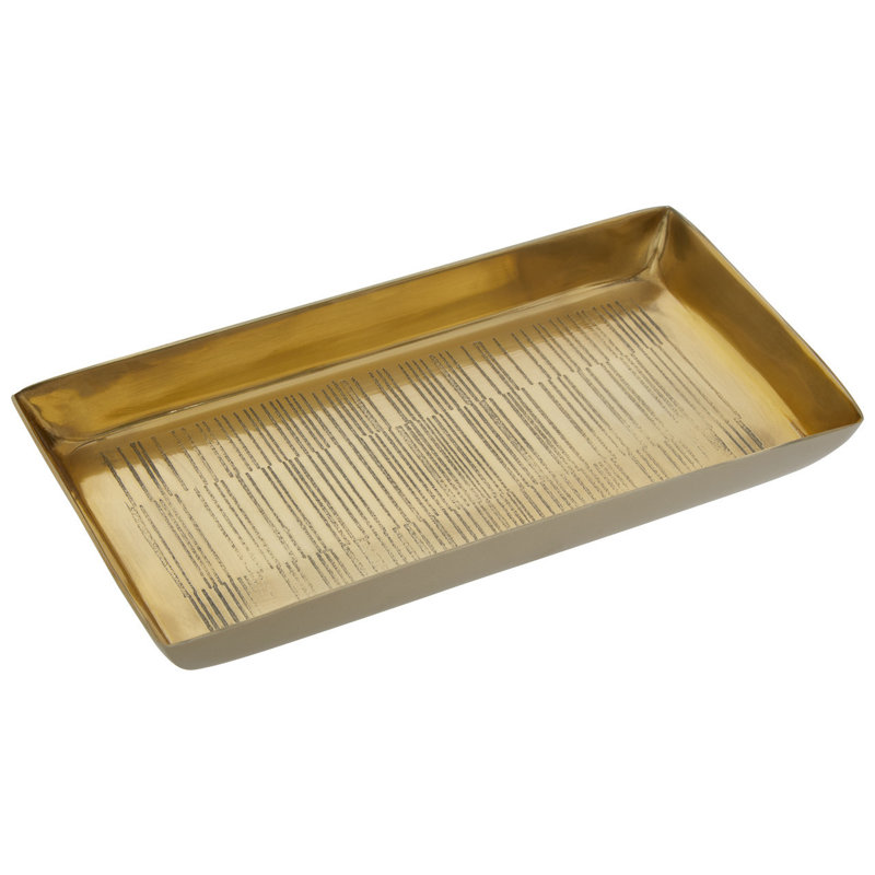 Strout Aluminum Tray, Gold