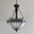 Spuyten Tiffany Pendant Lights Ceiling Light White Stained Glass Hexagon LED Bulbs Included 16"W*16"D*60"H-2103817314