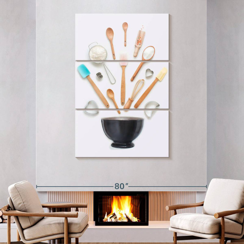 Senne Baking Utensils, 74" H x 48" W