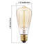 ST64INC-6 60 watts, ST64, ampoule à intensité variable, ambre chaud (2700K) E26 / base moyenne (standard) (ensemble de 6)