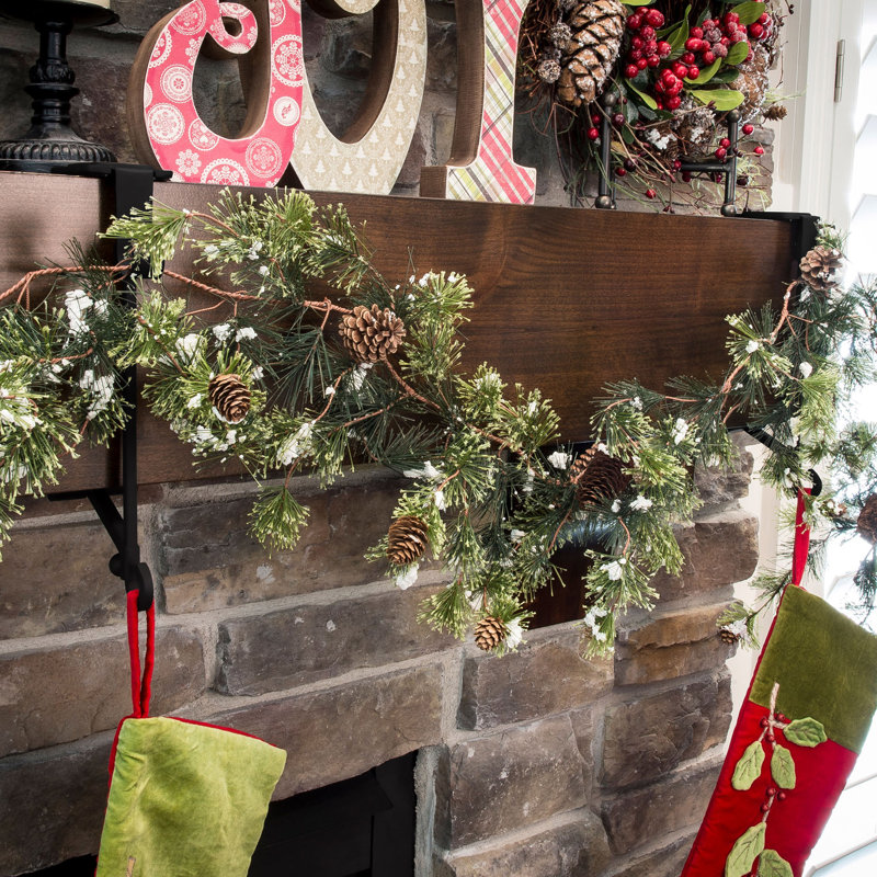 Mantle Garland and Stocking Hanger