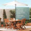 VonHaus Parasol 2.7M