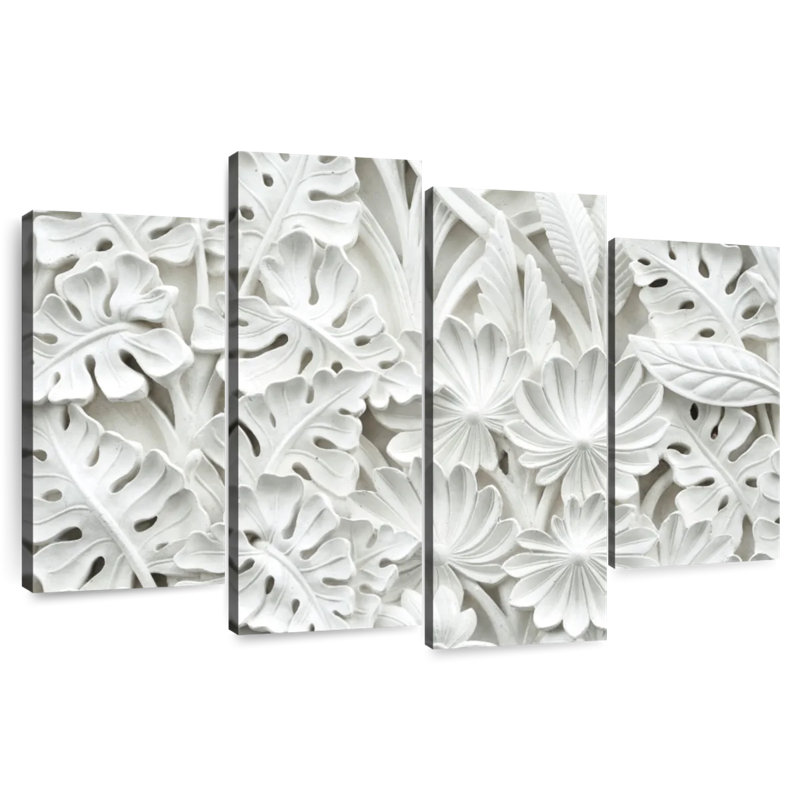 Harnek plâtre blanc, H 54 po x l 84 po