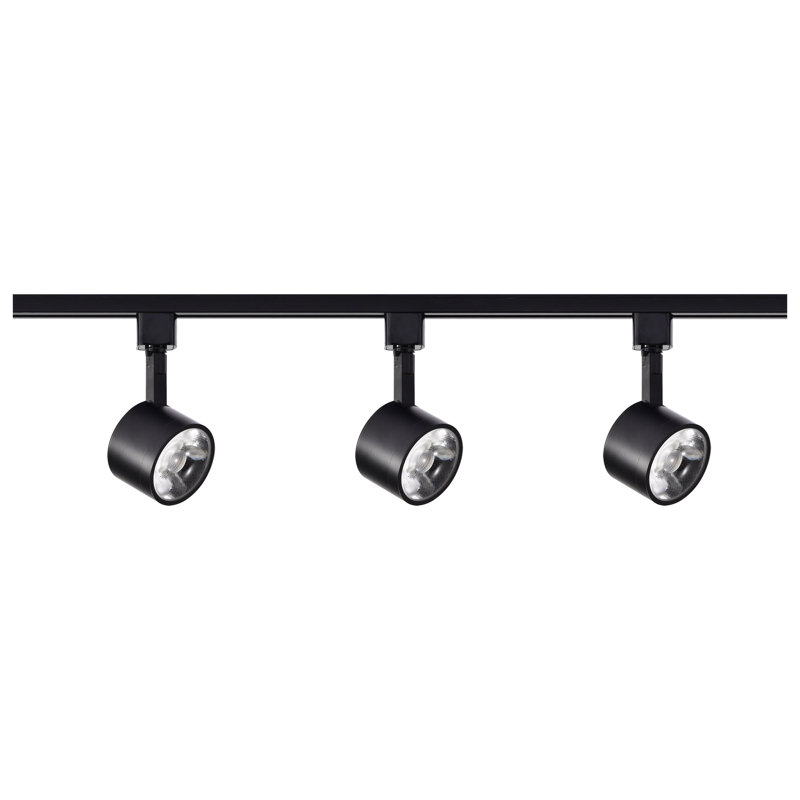 Nuvo Black Steel 48'' 3-Light LED Track Kit