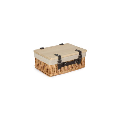 Wicker Gift or Storage Hamper with Lining