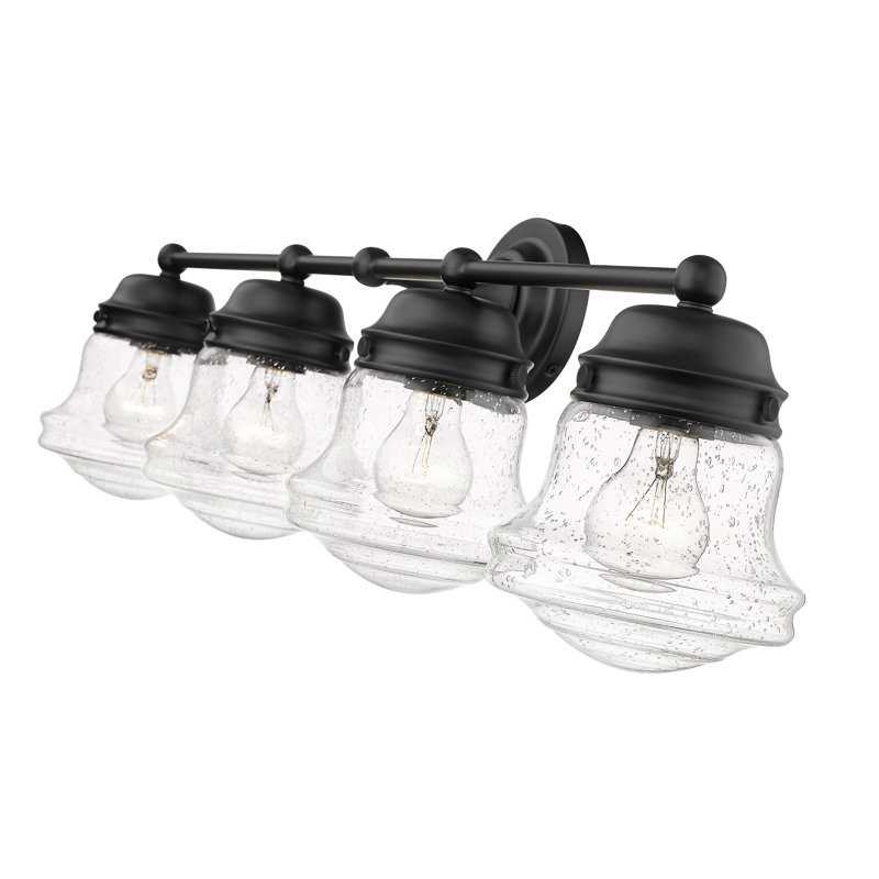 Fleeton 4 - Light Dimmable Vanity Light, Matte Black