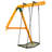 Steel Web/Saucer Swing with Chains