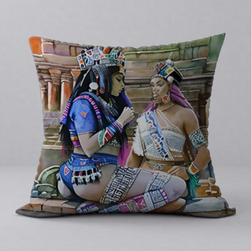 Reversible Throw Pillow