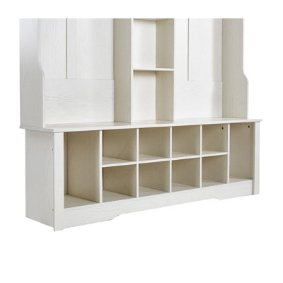 Itaar Hall Tree with Bench and Shoe Storage