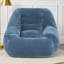 Fauteuil à billes en velours côtelé couleur chameau | Canapé Cozy Cloud-Like, sans assemblage, support ergonomique pour le salon, la chambre à coucher et le dortoir-431824828