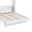Lit escamotable double avec tablettes, garde-robe et DEL-1945234582