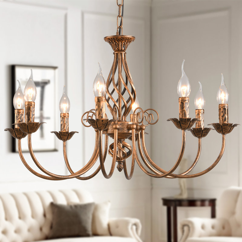 Dirksen 8 - Light Dimmable Classic / Traditional Chandelier