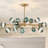 Burness 15-Light Metal and Glass Linear Sputnik Chandelier-92644742
