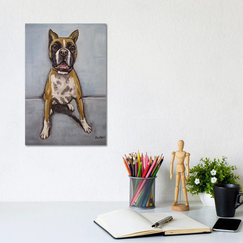 Boxer - Wrapped Canvas Print, 20.32 cm H x 30.48 cm W