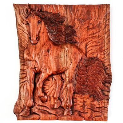 Handmade Wall Decor on Solid Wood