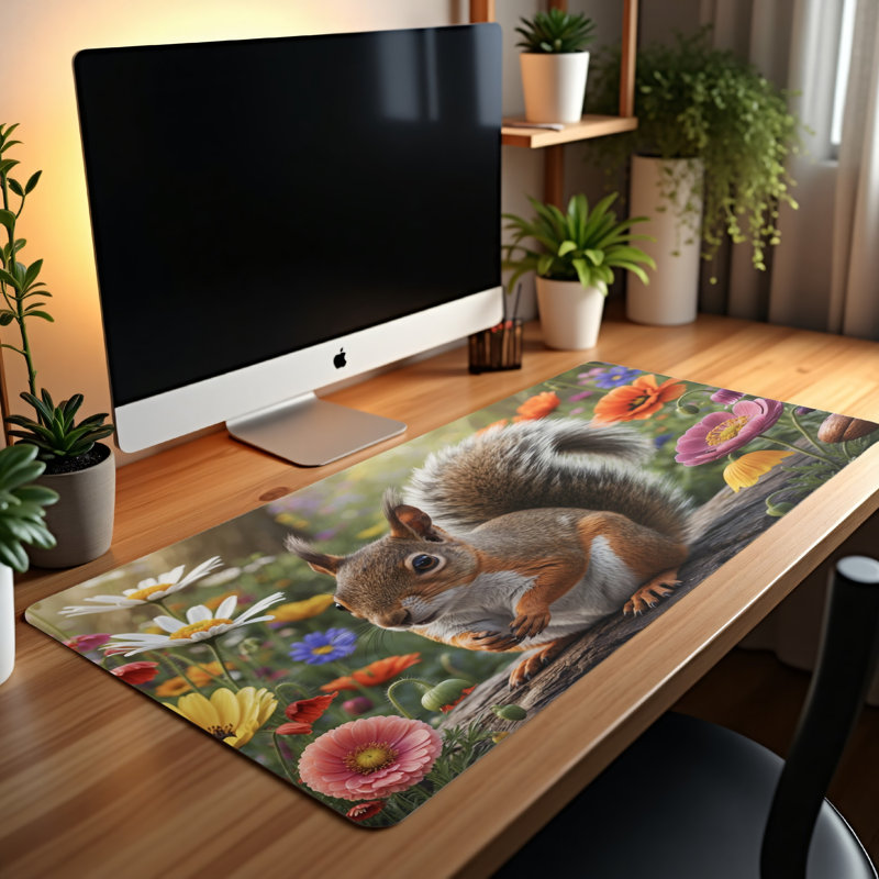 Polyester Desk Pad, 31.5x15.5