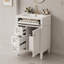 Meuble-lavabo 24 po avec lavabo supérieur, meuble-lavabo moderne avec 2 tiroirs et un tiroir basculant, meuble-lavabo simple-747352297