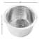 Brightwork 15-Inch Hand Hammered Round Bar Sink