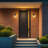 Jaxson Outdoor Wall sconce in Black-1710845831