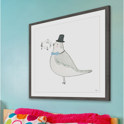 «Classic Bird», reproduction d'art encadrée