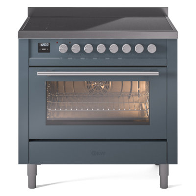 ILVE Professional Plus II Series 36 inch Induction Range with 6 Induction Elements (Glass Door)
