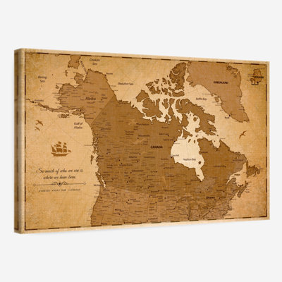 Épingle antique Canada Alvertia
