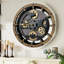 No Style Analogue Fir Solid Wood Quartz Movement / Crystal Tabletop Clock-1220428061