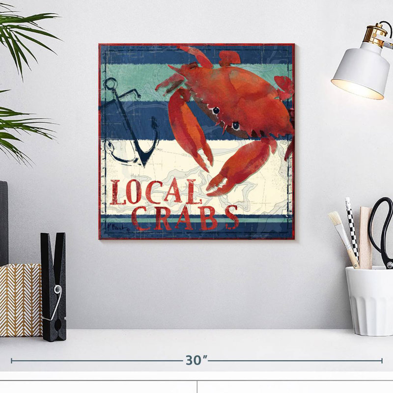 Brampt Deep Sea Crab, 16" H x 16" W