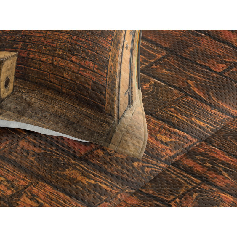Music Rustic Coverlet, King Bedspread + 2 Shams
