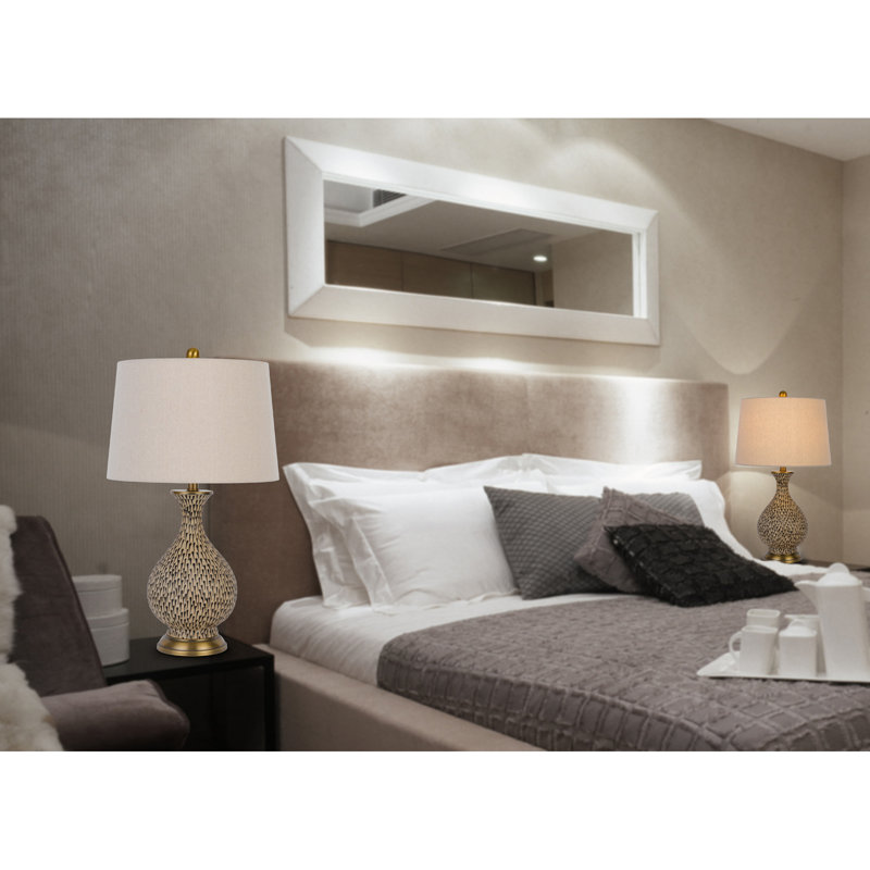 Lampe de table en verre Dunnell