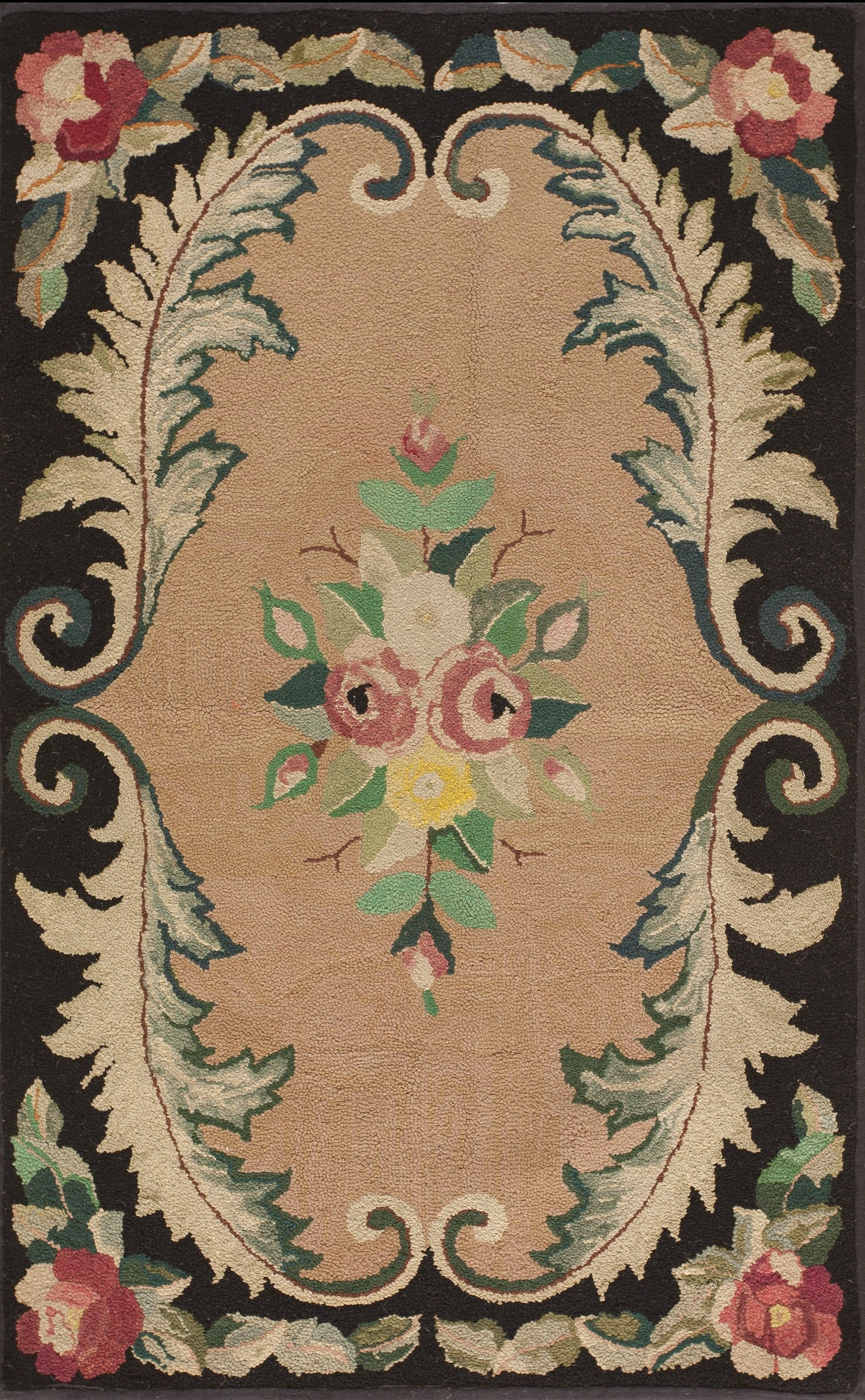 Eurographics Rugs The New England Collection Antique Early 20th Century Open Cream Color ...