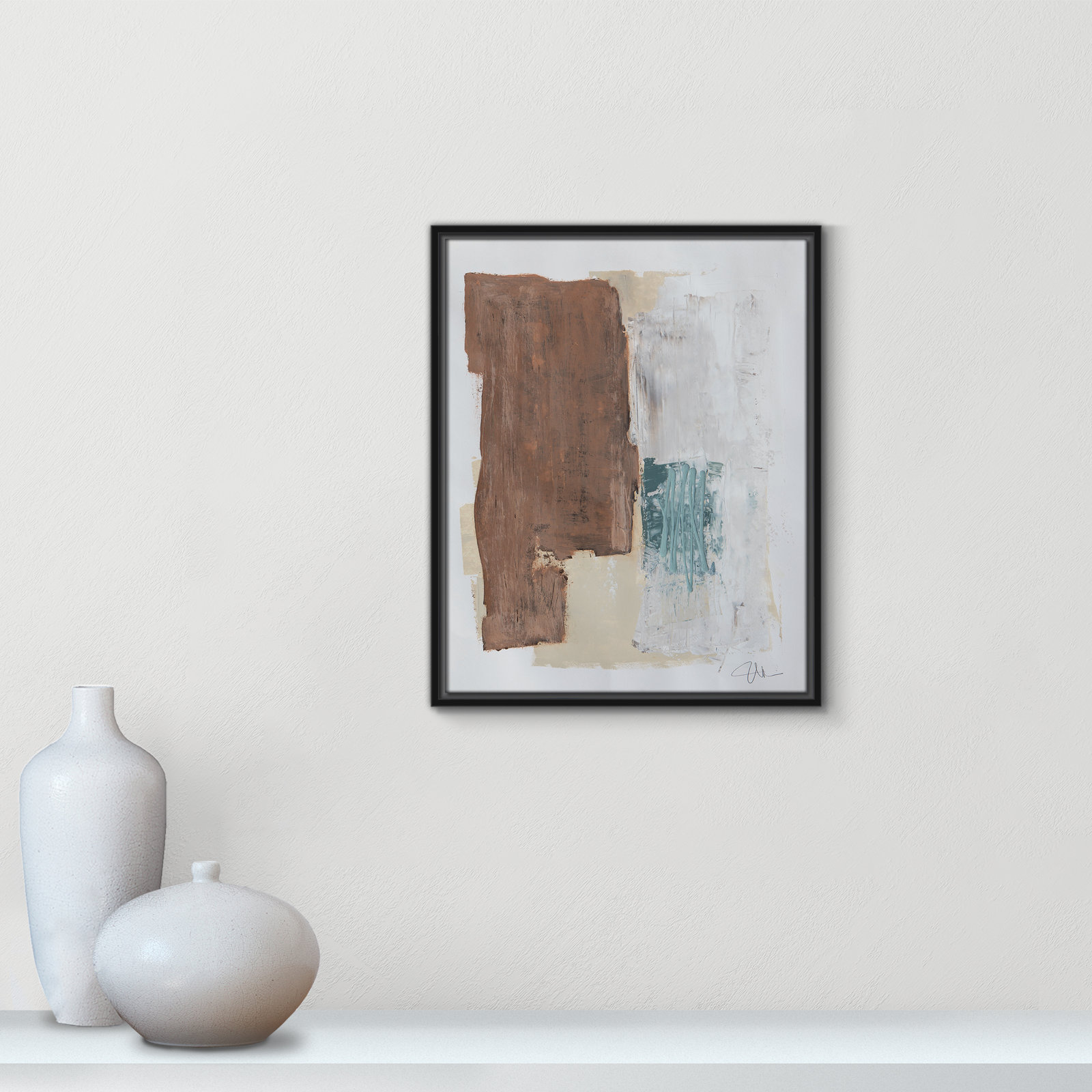 Rosena I Print, 21.5'' H x 17.5'' W x 2'' D, Black Framed