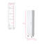 Bugsy Single Storage Cabinet, Molekeede, White, Width X 15,7