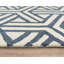 Tapis bleu en laine touffeté à la main Orady-1874452481