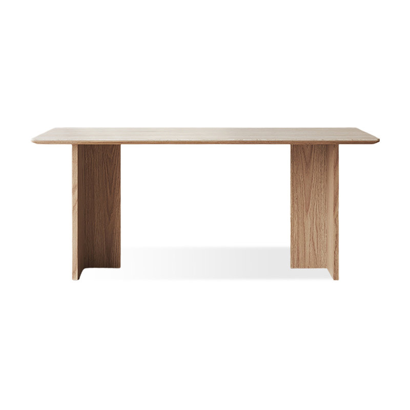 Table de salle à manger moderne Burlywood, H 29,53 po x L 62,99 po x l 31,5 po