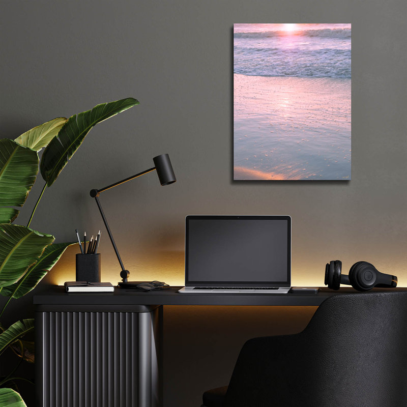  «Kiss The Surf» par Life BeautifuLEE, art mural en verre acrylique, 12 po x 16 po