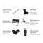Priebe Adjustable Rolling Clothing Rack